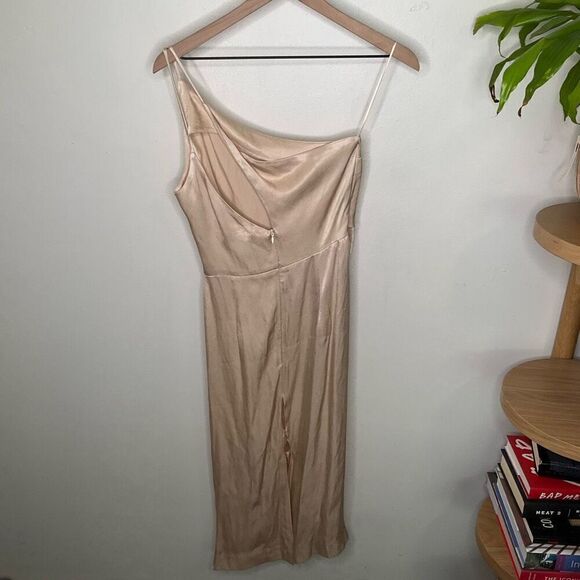 Petal + Pup One Shoulder Satin Dress - Picture 3 of 5